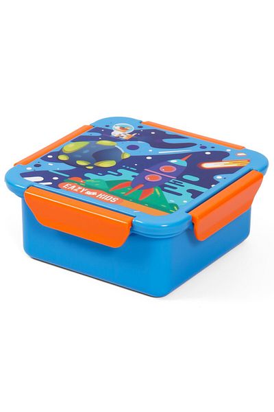 Eazy Kids علبة غداء، سبيس - أزرق، 650 مل
