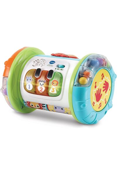VTech Baby استكشف واكتشف رولر، لعبة تفاعلية للأطفال مع تروس وبكرات وخرز وأضواء وموسيقى