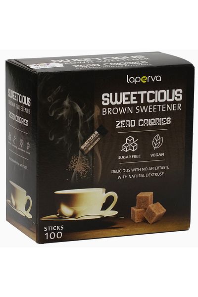Laperva Sweetcious, 100 Sticks,no After Taste, Suitable For Vegetarians.