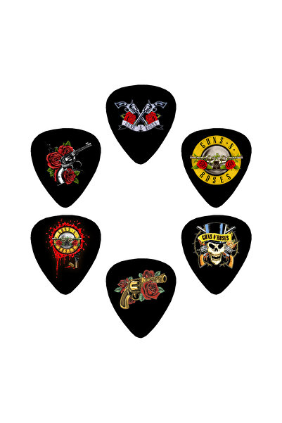 cantekin Pena 6 Adet Guns N' Roses Pena Gitar Penası