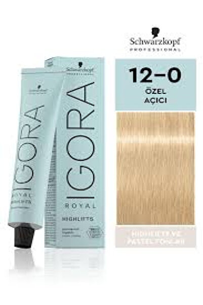 Igora Royal Highlifts Pastel Tonlar 12-0 Özel Açıcı Saç Boyası 60ml