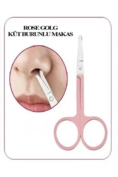 Arzu Güzel Cosmetics İnce Tasarım, Ultra Hafif, Rose Gold Renk, Küt Burunlu K...