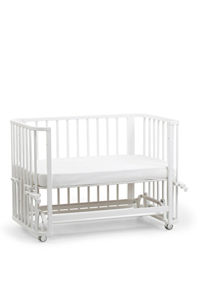 EGEBABY Ege Baby Ahşap 4in1 Beşik + Junior Anne Yanı Karyola Oyun Parkı  Mont...