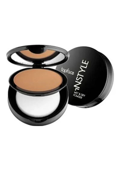 TOPFACE Instyle Wet & Dry Powder 012بودرة مضغوطة ويت اند دراي من توب فيس 012