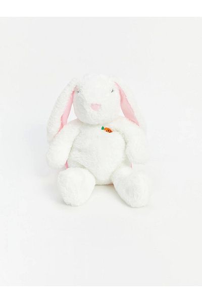 LC Waikiki Lcw Accessories Ecru Rabbit Figured Girl's Plush Backpack
