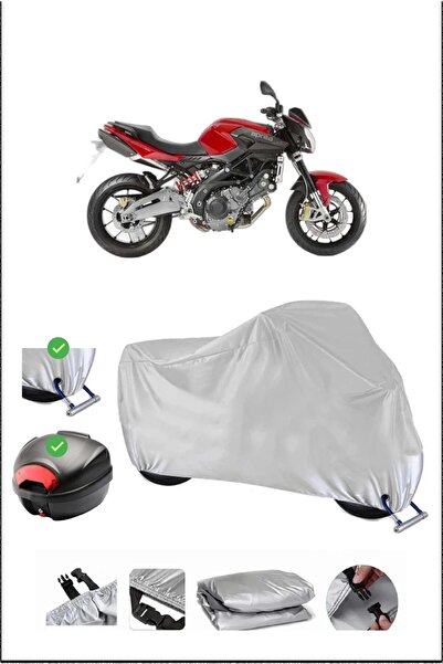 Breen أبريليا شيفر 900 قفل خلفي متوافق مع دراجة نارية مقاومة للماء - رمادي