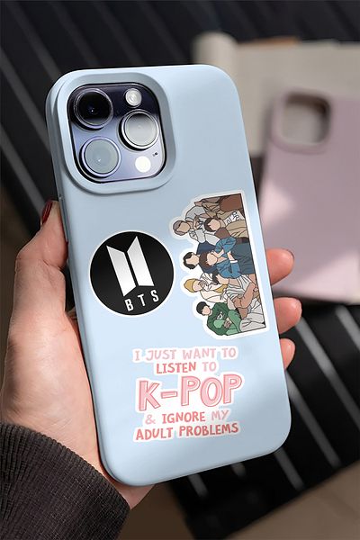 AR Sticker Set de autocolante pentru tabletă pentru laptop K-Pop BTS 3