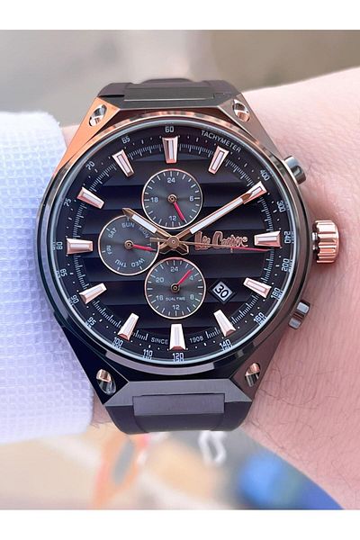 Lee Cooper 3 Atm Water Resistant Custom Design Men's Wrist Watch Vs.Blkt.0148