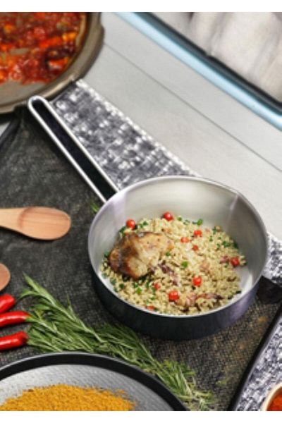 Doğuş Pazar Stainless Steel Sauce Pan Without Base 16 cm Saucepan