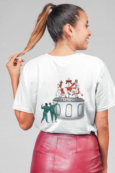 Merch&ice Squid Game 2 Unisex Oversize T-shirt - Mingle Song Printed