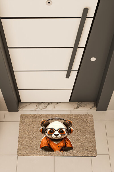 Dormot Home Υψηλής ποιότητας ψηφιακή εκτύπωση σε καφέ χρώμα, χαλάκι πόρτας με...