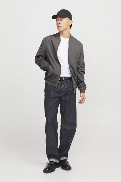 Jack & Jones JJERUSH BOMBER NOOS ΑΝΘΡΑΚΙΤΗΣ