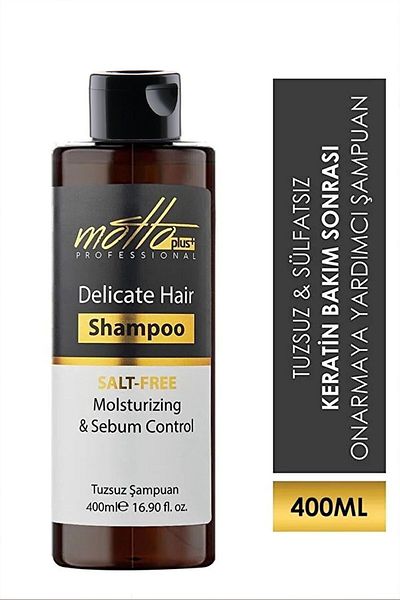 Motto Plus Professional 400 ml Keratin Salt-Free Shampoo
