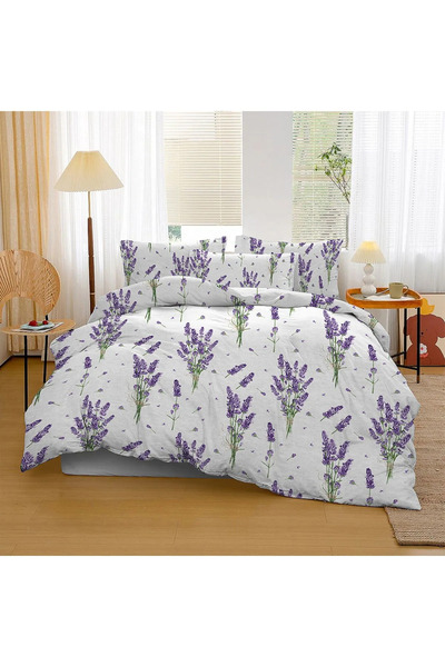 upmall Set cuvertură dublă - Bumbac natural luxos și durabil - Respirabil moa...