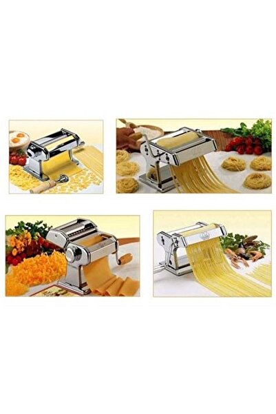 Kenpool Küçük Erişte Makarna Hamur Kesme Mantı Açma Makinesi 150 Mm Paslanmaz...