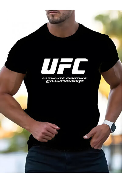 GALASHOP Ufc Erkek T-shirt %100 pamuklu