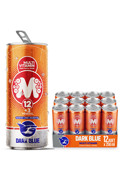 Dark Blue Multivitamin Enerji Içeceği, 250 ml (12'Lİ PAKET, 12 ADET X 250ML)