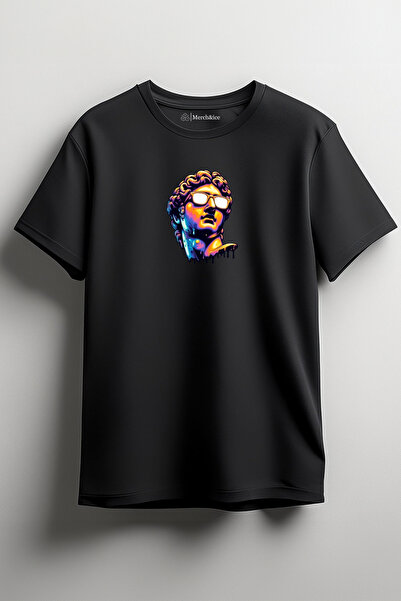 Merch&ice Skulptura sa naočarima Štampano Unisex T-shirt