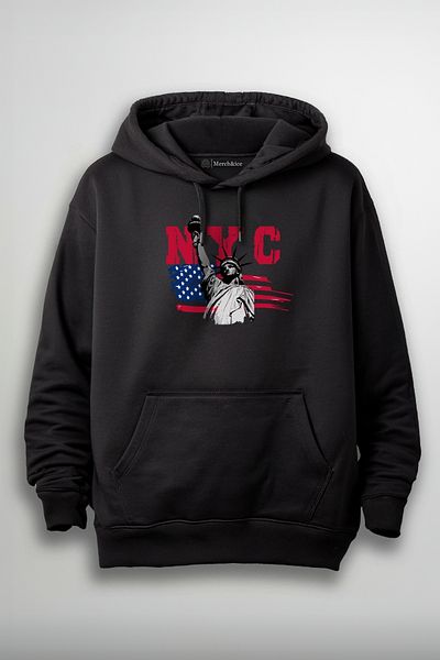 Merch&ice Унисекс суитшърт с щампа NYC New York City