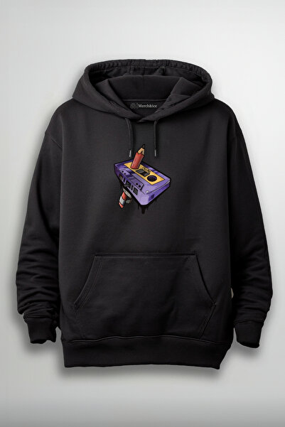 Merch&ice Štampano Unisex dukserica sa kasetofonom