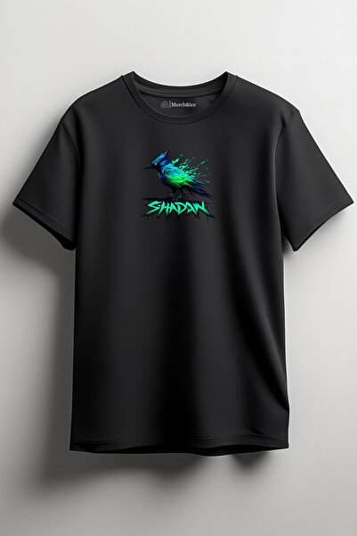 Merch&ice Tricou unisex cu imprimeu Shadow Neon Bird