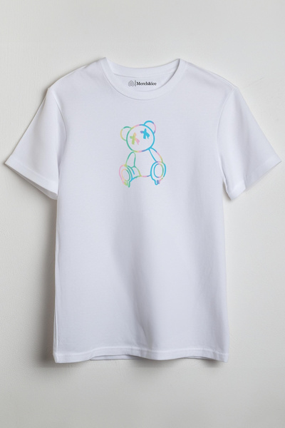 Merch&ice Šarena unisex majica sa printom medveda