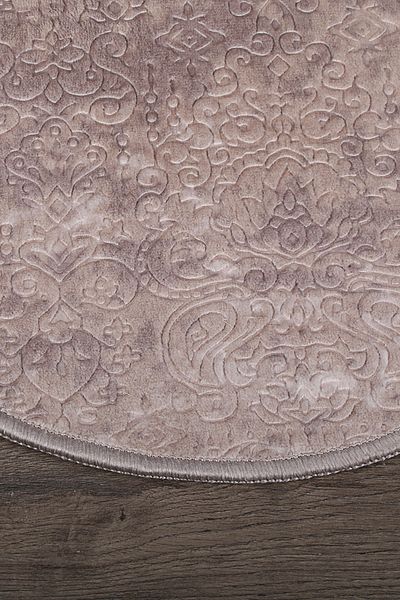 Dokumacıoğlu Nova Brown Oval 60x100 + 50x60 cm Σετ 2 πατάκια μπάνιου με αντιολισθητική βάση που πλένεται