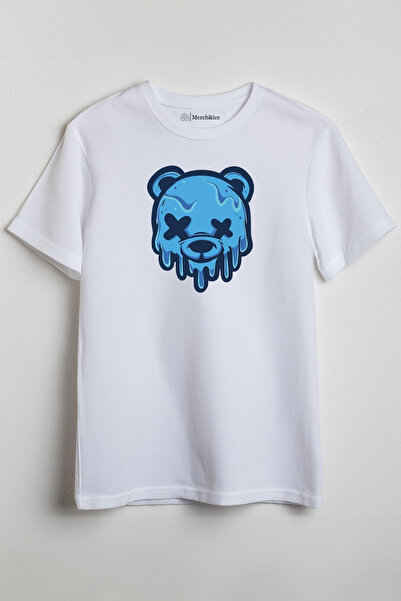 Merch&ice Plavo lice medveda koji se topi Štampano unisex T-shirt