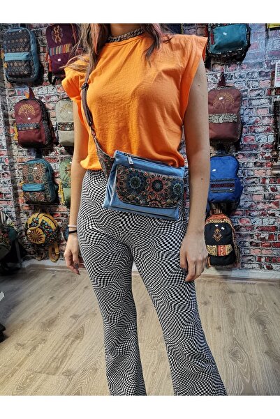 Street Bag حقيبة كيلي بوهيمية بحامل بطاقات متقاطع وحامل هاتف (قابض)