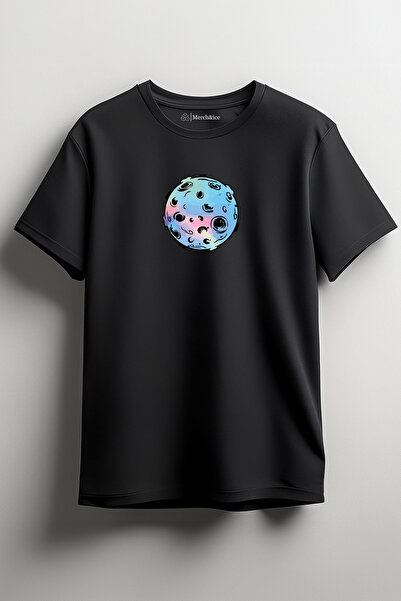 Merch&ice Planeta Plava Štampano Unisex T-shirt