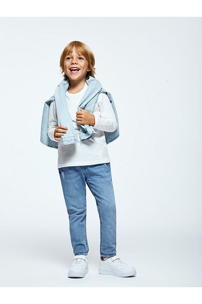 LC Waikiki Lcwk Elastic Waist Basic Boys' Jeans