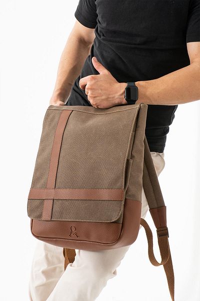 H&D COLLECTİON Σακίδιο πλάτης από καμβά - Ιδανικό για καθημερινά και σχολικά 419