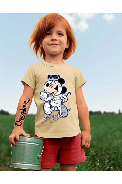 oneagılyazı Tricou oversize pentru fete cu imprimeu NASA