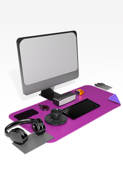 HELİXSUN Deri Mousepad Oyuncu Matı Laptop ve Bilgisayar Uyumlu Geniş Gaming Masa Sümeni Ve Mouse Pad 80x40Cm