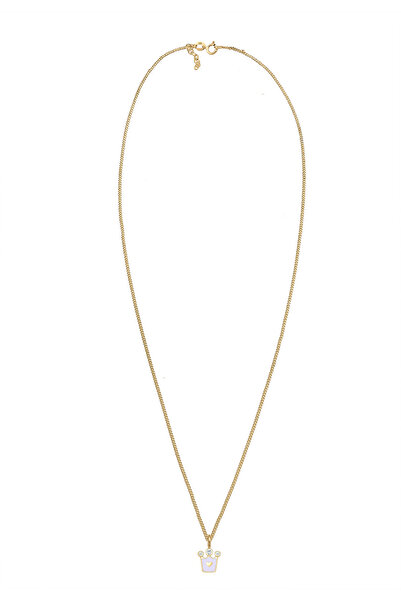 ELLI Náhrdelník Dámska detská srdcová korunka s kryštálmi zo striebra rýdzosti 925/1000