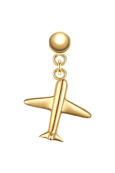 Glanzstücke München Silbercharm Charm Sterling Silber gelbgold