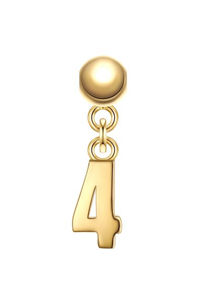 Glanzstücke München Silbercharm Charm Sterling Silber gelbgold