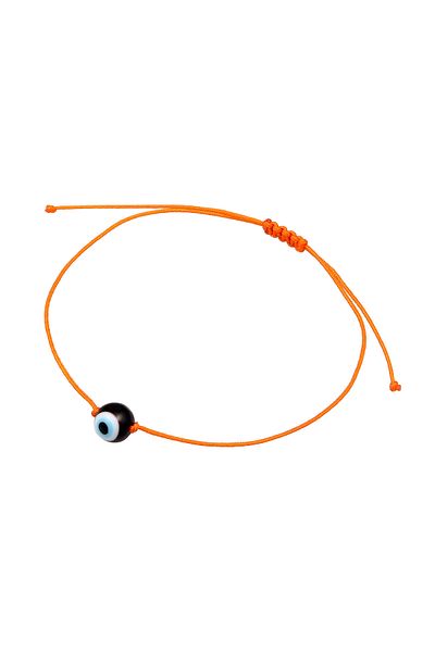 KUZZOI Armband für Herren mit Symbol des bösen Blicks, Glasperle aus Nylon