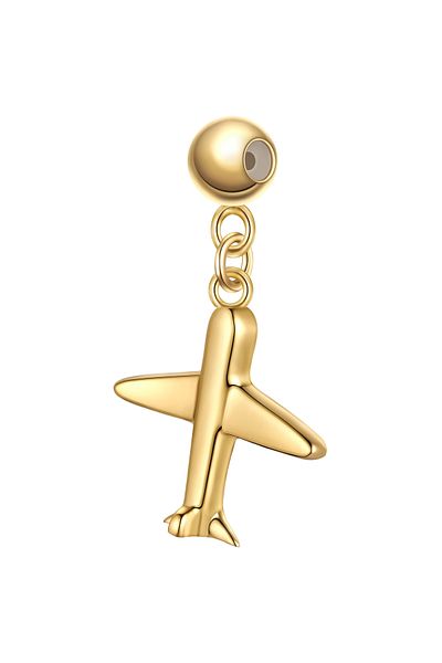 Glanzstücke München Silbercharm Charm Sterling Silber gelbgold