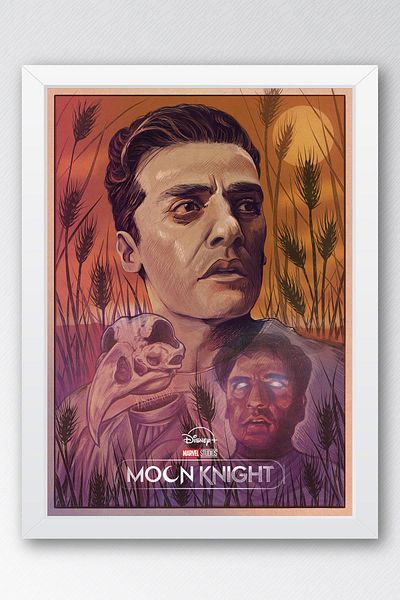 Saturn Pictură înrămată Moon Knight - Moon Knight Marvel Series Poster Painting