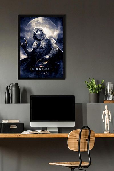 Saturn Pictură înrămată Moon Knight - Moon Knight Marvel Series Poster Painting