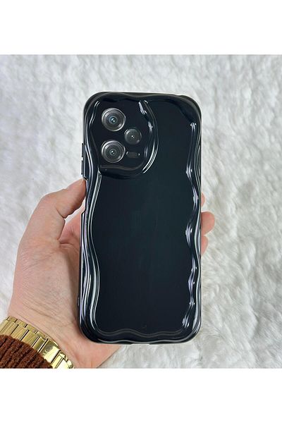 Vip Case Redmi Note 12 Pro 5g - حافظة مريحة وأنيقة وعصرية مع واقي كاميرا بإطار مموج