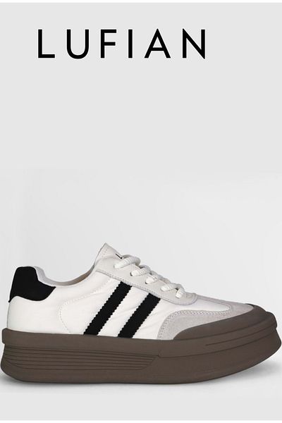 Lufian 122230019 Christina Sneaker Unisex Δερμάτινα Αθλητικά Παπούτσια Λευκά
