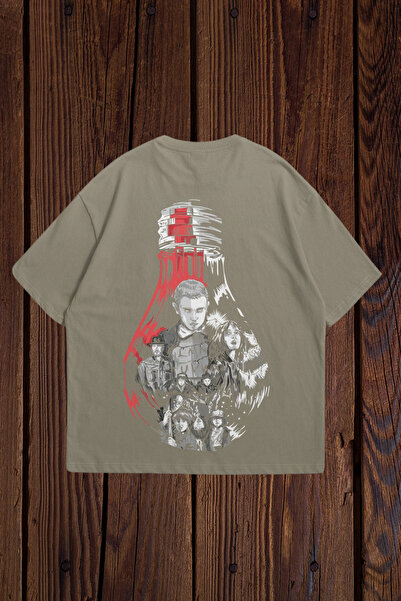 Wish BF Atacul Titanilor cu imprimeu supradimensionat tricou