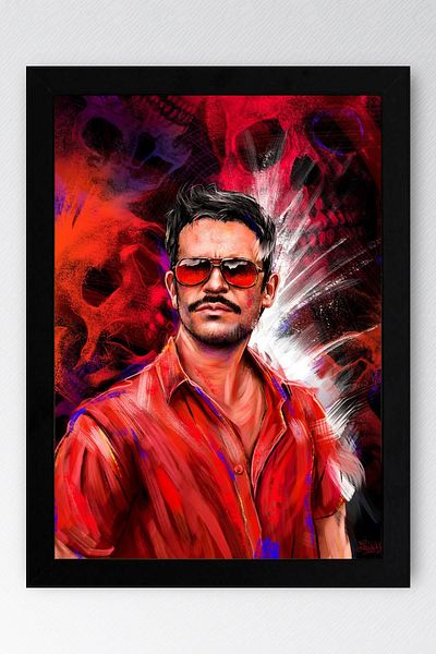 Saturn Tablou înrămat Narcos - Tablou poster serie Narcos
