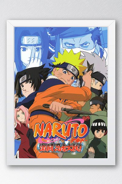 Saturn Ζωγραφική με κορνίζα Naruto - Ζωγραφική αφίσας Naruto Manga Anime