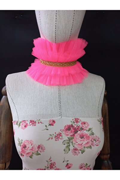 es moda shop Κολάρο για cosplay & πάρτι με λεπτομέρεια από χρυσό σερεντζάκι