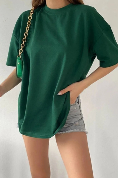 Wish BF Tricou Damă Oversize Bumbac - Model Basic