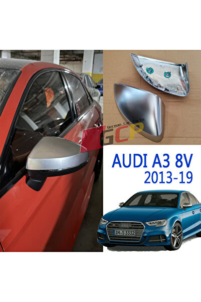 ErciyasOTO Audi A3 8V Sline Ayna Kapağı - A3 8V Mat Gri Ayna Kapağı