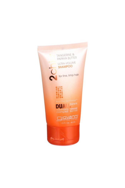 Giovanni شامبو 2Chic Tangerine & Papaya Ultra-Volume سعة 1.5 أونصة للسفر
